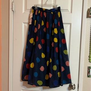 NWT polka dot skirt